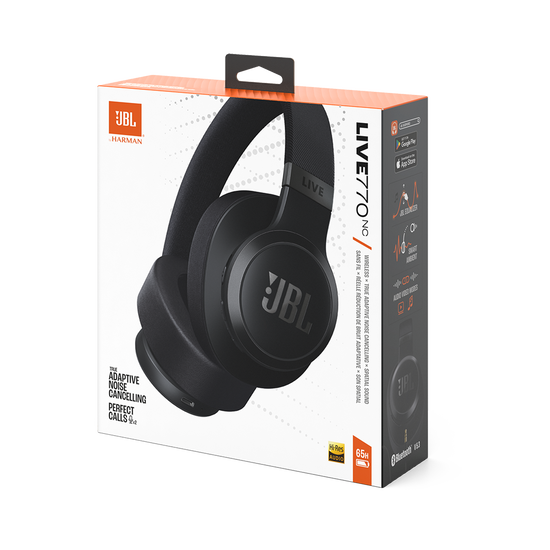 JBL LIVE 770 NC 希空 JBL Live 770NC | Wireless Over-Ear Headphones with True Adaptive