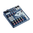 Notepad-8FX | Small-format analog mixing console with USB I/O and