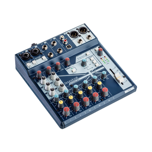 Notepad-8FX | Small-format analog mixing console with USB I/O and
