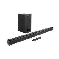 JBL Cinema SB230 - Black - 2.1 Channel Soundbar with Wired Subwoofer - Hero