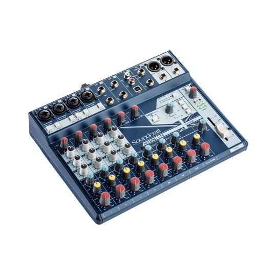 Notepad-12FX | Small-format analog mixing console with USB I/O and