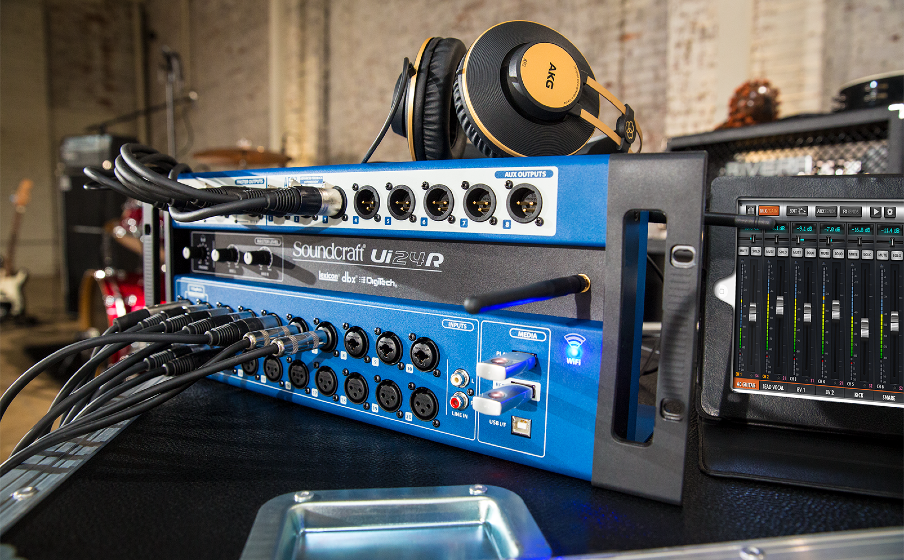 Ui24R 24channel digital mixer/USB multitrack recorder with wireless