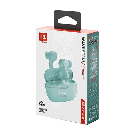 JBL Wave Beam - Mint - True wireless earbuds - Detailshot 15 image number null