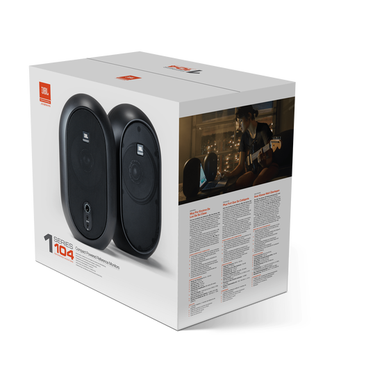 JBL 104-BT (Pair) | Compact Desktop Reference Monitors with Bluetooth