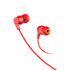 JBL C50HI by Harman in-Ear Headphones with Mic (Red)