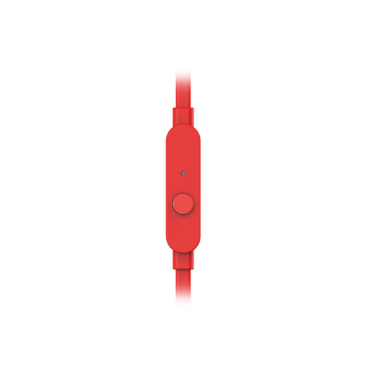 INFINITY ZIP 100 - Red - In-Ear Wired Headphones - Back image number null