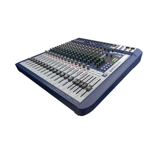 Signature 16 | 16-input small format analogue mixer with onboard
