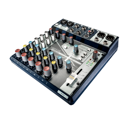 Notepad-8FX | Small-format analog mixing console with USB I/O and