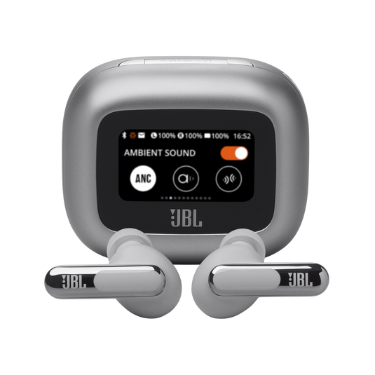 JBL LIVE BEAM 3 (シルバー) JBL Live Beam 3 | True wireless noise-cancelling closed-stick earbuds