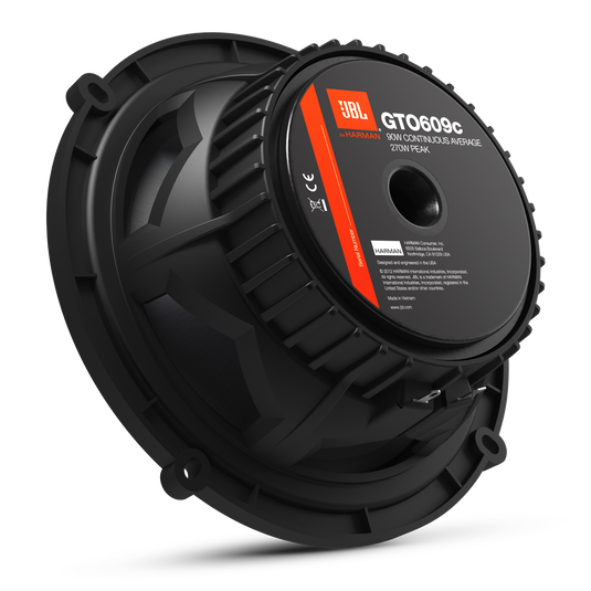 GTO609C - Black - 270-Watt, 6-1/2" Two-Way Component System - Detailshot 1 image number null