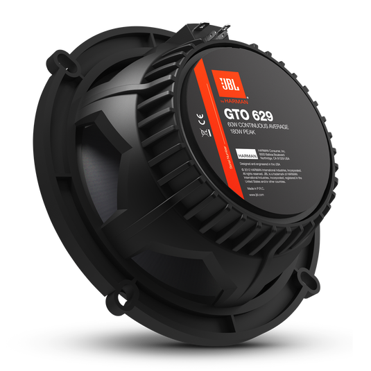 GTO629 - Black - 180-Watt, Two-Way 5" x 7" Speaker System - Back image number null