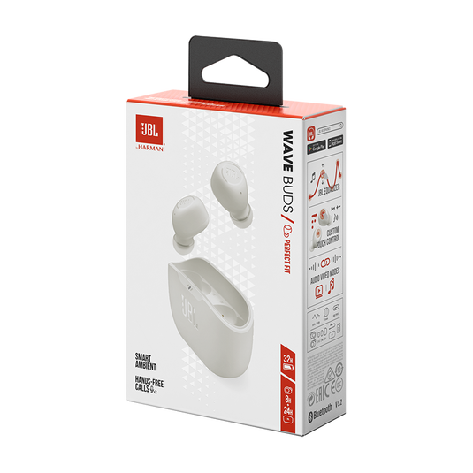 JBL Wave Buds - White - True wireless earbuds - Detailshot 10 image number null