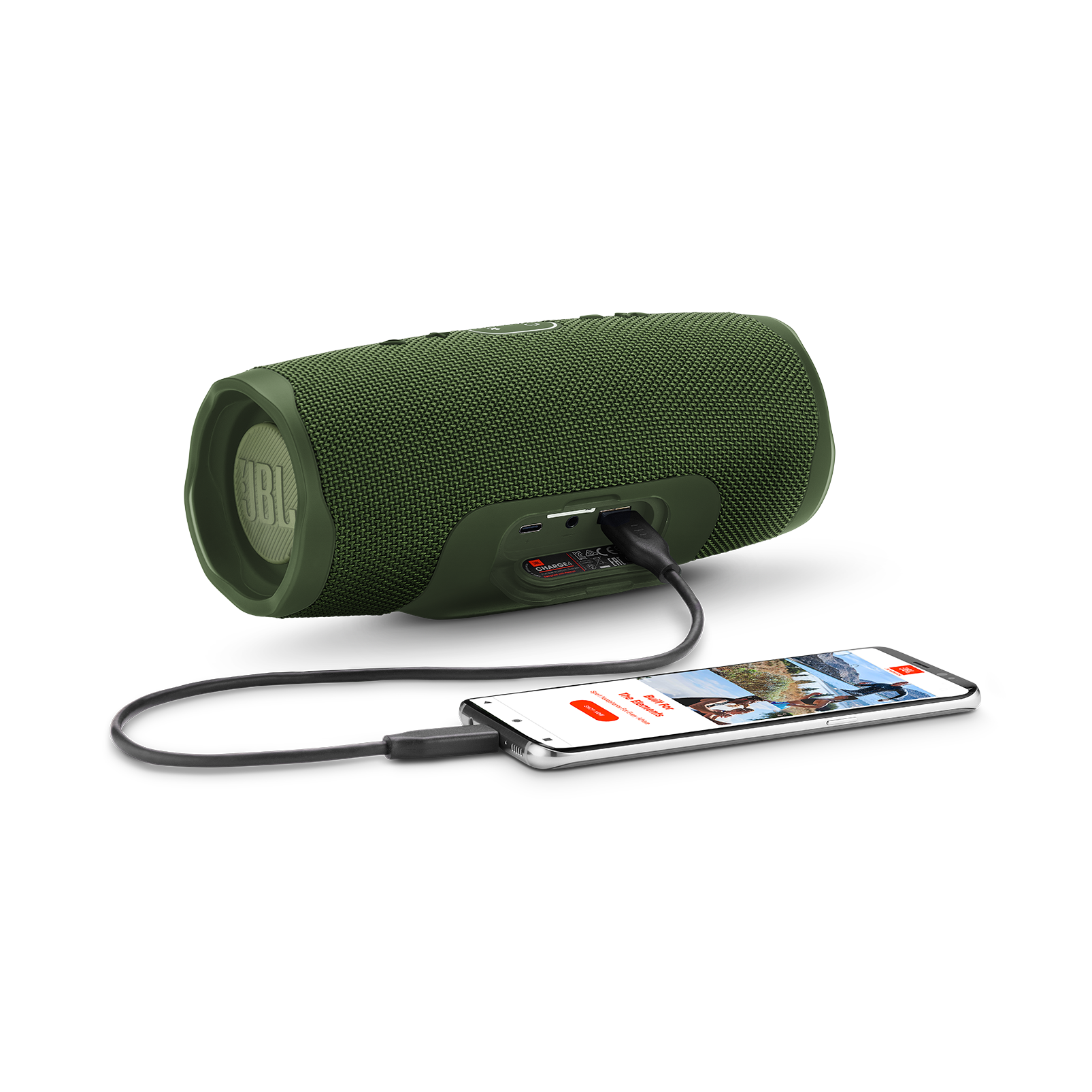 JBL Charge 4 - Forest Green - Portable Bluetooth speaker - Detailshot 4
