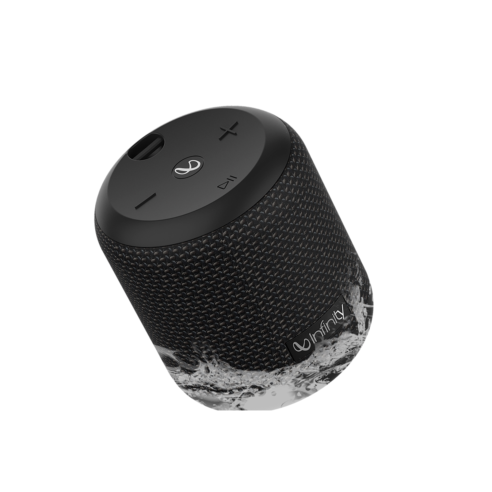 INFINITY FUZE 100 - Black - Portable Wireless Speaker - Hero