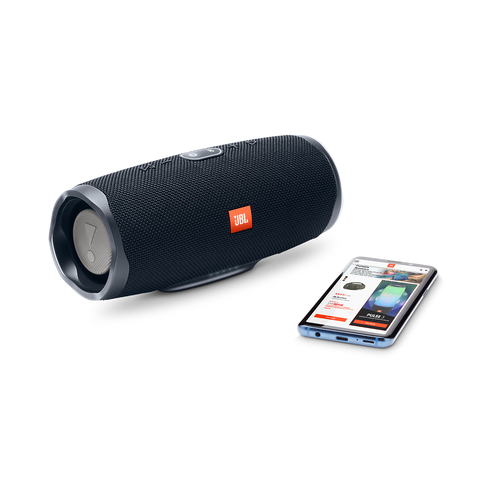 JBL Charge 4 - Black - Portable Bluetooth speaker - Detailshot 4