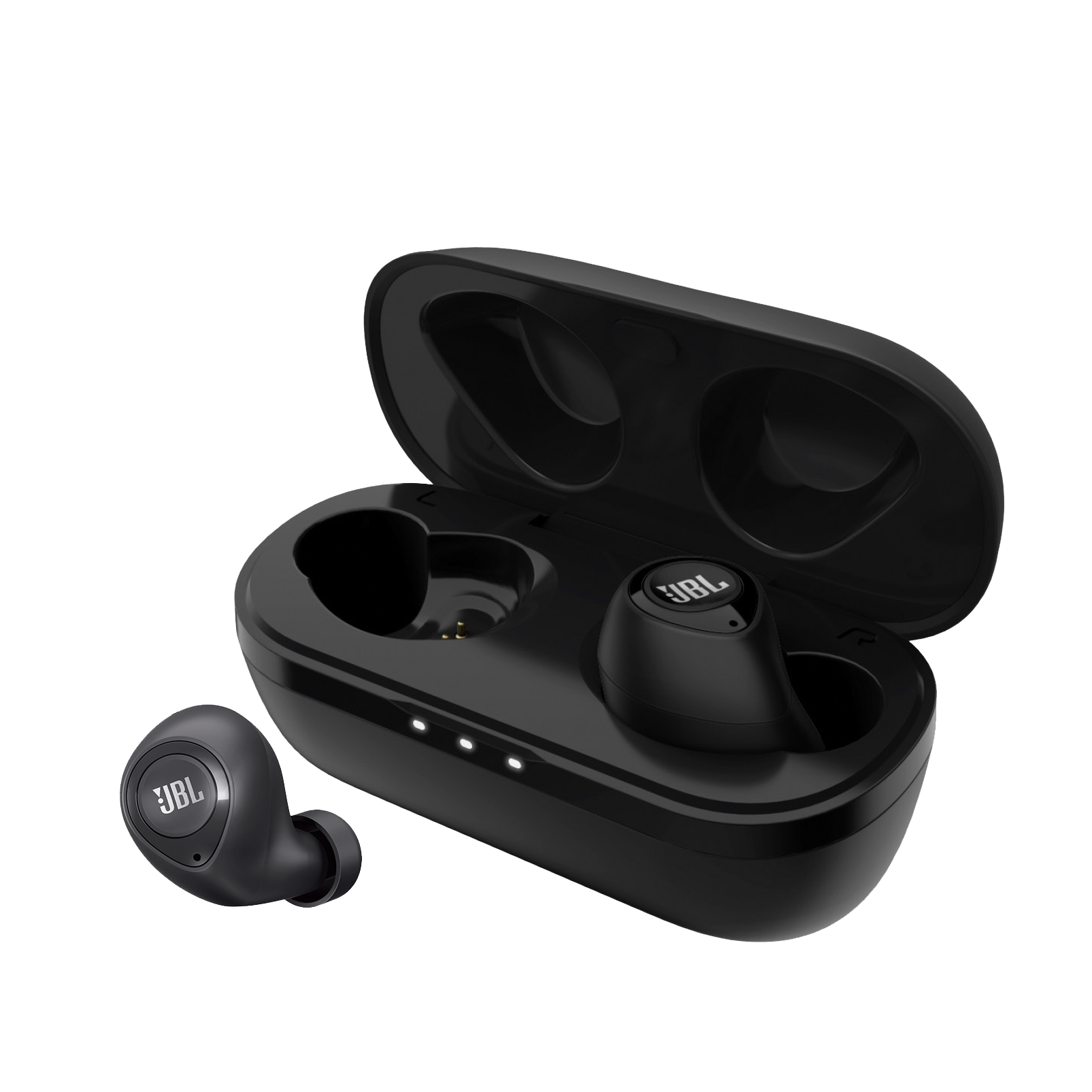 JBL C100TWS - Black - True wireless in-ear headphones. - Detailshot 3
