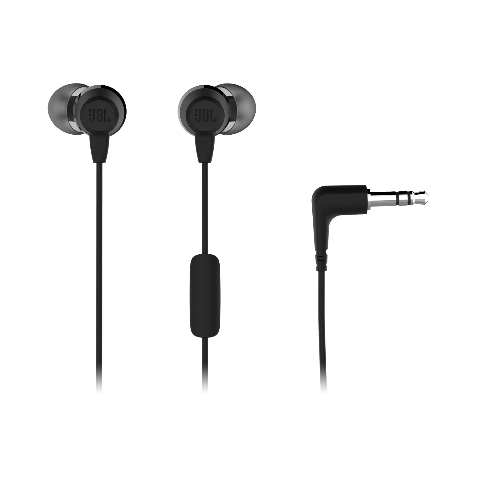 JBL C50HI - Black - In-Ear Headphones - Detailshot 1
